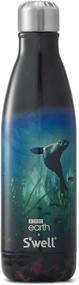 img 4 attached to 🌊 Swell 17oz Stainless Steel Water Bottle - Blue Planet II