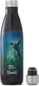 img 3 attached to 🌊 Swell 17oz Stainless Steel Water Bottle - Blue Planet II