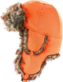 img 3 attached to 🧥 Woodland Boys' Reflective Aviator Trapper Trooper Accessories