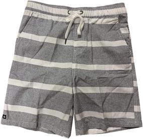 img 1 attached to Boys' Micros Stretch Cotton Striped Shorts - Premium Clothing and Shorts