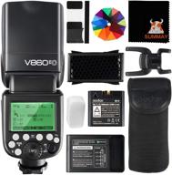 godox v860ii speedlight battery panasonic logo