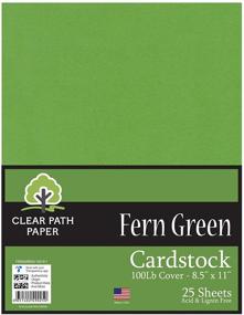 img 2 attached to Fern Green Cardstock 100Lb Sheets