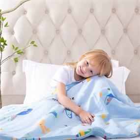 img 4 attached to 🛏️ Discover the Ultimate Comfort of Egyptian Breathable Hypoallergenic Weighted Blankets for Kids at Home Store