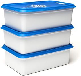 img 4 attached to Amuse- Stackable & Unbreakable Alaska Food Container Set: Commercial Grade & European-Built (3-Set, 67 oz.)