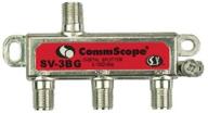 📡 commscope sv-3bg 3-way balanced splitter: enhancing signal distribution and performance - 5-1002 mhz by commscope logo