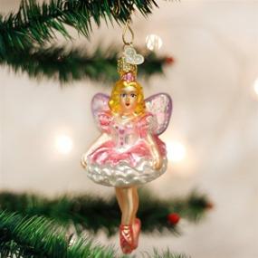 img 3 attached to Glass Blown Sugar Plum Fairy Kids Toy Collection Ornaments for Christmas Tree - Old World Christmas