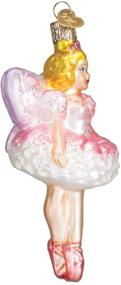 img 1 attached to Glass Blown Sugar Plum Fairy Kids Toy Collection Ornaments for Christmas Tree - Old World Christmas