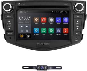 img 4 attached to 🚗 Лучший Android 10 сенсорный автомагнитола для Toyota RAV4 2006-2012 - 7" двойной Din DVD-плеер с Bluetooth, GPS и камерой заднего вида.