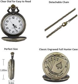 img 1 attached to 🔱 Stylishly Unique: JewelryWe Steampunk Antique Pocket Mothers - Discover the Perfect Fusion of Vintage and Modern