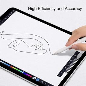 img 3 attached to 📱 Ailun Paper-Like Textured Screen Protector for New iPad Air 4th Gen [10.9 inch, 2020 Release], iPad Pro 11 Inch [2021, 2020, 2018 Release] - 2 Pack - Draw and Sketch on Papertouch - Anti-Glare