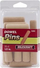 img 1 attached to Milescraft 5303 Fluted Dowel 2 Inch: Enhanced SEO-friendly Product Title