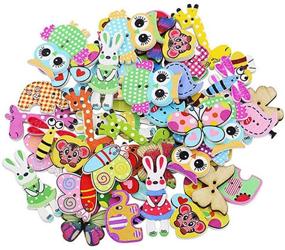 img 4 attached to Animal Buttons Sewing Scrapbooking Decorative
