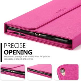 img 2 attached to 💻 iPad Air 2019(3rd Generation) 10.5"/iPad Pro Keyboard Case - Boriyuan Smart Folio Stand Cover with Detachable Keyboard, Screen Protector, and Stylus for Apple iPad Pro 10.5 inch - Rose Red