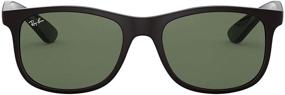 img 4 attached to 🕶️ Stylish Ray-Ban Kids' RJ9062S Rectangular Sunglasses - Protect Your Child's Eyes in Style