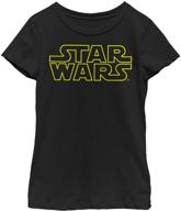 🌟 star wars girls' t-shirt: galactic fashion for the rebel princesses logo