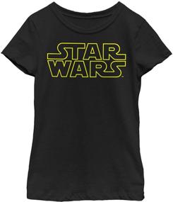 img 1 attached to 🌟 Star Wars Girls' T-Shirt: Galactic Fashion for the Rebel Princesses