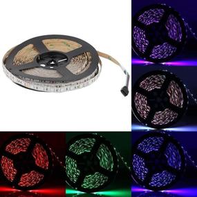 img 2 attached to 🌈 32.8 FT RGB LED Light Strip, 10M 600leds Multi-Color Rope Lighting for Bedroom TV Backlighting, Car, Party, Christmas - SUPERNIGHT Non-Waterproof Decoration