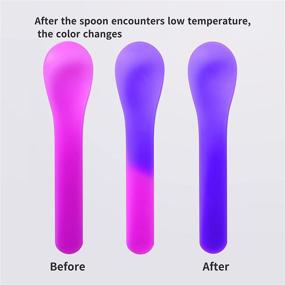 img 1 attached to 🥄 Color-Changing Plastic Spoons - Set of 30 Pink, Orange, Purple Spoons - Reusable for Birthday Parties - Cold-Activated Color Transformation! (Multicolor, 1 Pack)