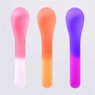 🥄 color-changing plastic spoons - set of 30 pink, orange, purple spoons - reusable for birthday parties - cold-activated color transformation! (multicolor, 1 pack) logo