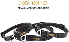 img 1 attached to 🐾 Mighty Paw Reflective Dog Collar: Premium Nylon, High Visibility Pet Collar with Buckle and Reflective Stitching - Lightweight, Adjustable for Small and Large Dogs