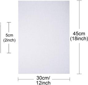 img 3 attached to 🧵 Set of 6 White Classic Reserve Aida Cloth Cross Stitch Cloth, 12x18 Inch, 11 Count - Includes 20 Large Eye Needles