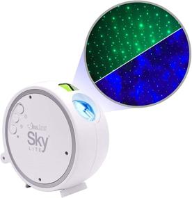 img 3 attached to 🌌 Refurbished BlissLights Sky Lite LED Laser Star Projector & Nebula Lamp for Galaxy Lighting (Green Stars)