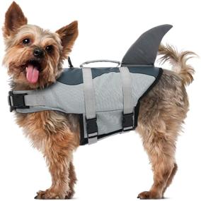 img 4 attached to 🐶 ESOEM Dog Style Life Jackets: Premium Swimming Saver with Superior Rescue Handle & Adjustable Buoyancy - Ultimate Sports Vest for Doggy