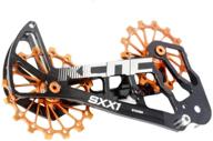 🚴 kcnc sxx1 mountain mtb bicycle bike rear derailleur ospw cage with oversized pulley wheel system for sram eagle xx1/x01/gx/nx mechanical 12 speed usage logo
