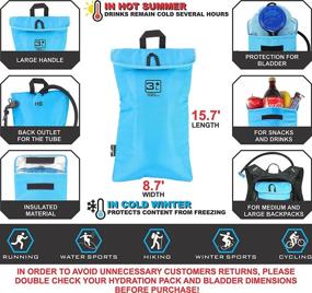 img 2 attached to FREEMOVE Cooler Bag Sleeve for 2L or 3L Hydration 🥶 Water Bladder: Keep Water Cool & Protect Your Bladder in Style!