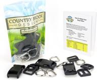 👑 deluxe dog collar kit - country brook design - 1 inch logo