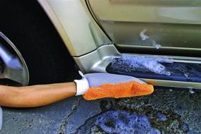 img 2 attached to 🧤 Detailer's Choice 2-326 Microfiber Scrub and Wash Mitt - All-in-One Cleaning Solution