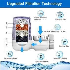 img 3 attached to 💧 Tysonir Water Filtration System: Premium Sink Faucet Water Filter for Chlorine, Heavy Metals, Lead, Flouride, & Bad Taste Removal