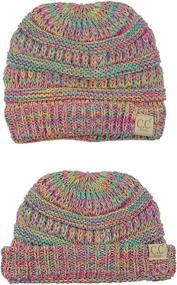 img 1 attached to 🏂 C.C Kids' Cute Warm and Comfy Children's Knit Ski Beanie Hat: Keep Your Little Ones Cozy on the Slopes