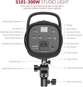 img 3 attached to 📸 Neewer 600W Photo Studio Strobe Flash Lighting Kit: Complete Set for Studio Video Shooting