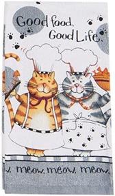 img 2 attached to Kay Dee Designs R2630 Happy 🐱 Cat Towel: Embracing the Good Life in Style!