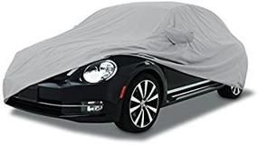 img 1 attached to 🚗 CarsCover Custom Fit Waterproof Car Cover for 1998-2010 Volkswagen New Beetle - 5 Layer Ultrashield Protection for your VW Beetle