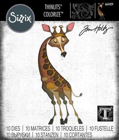 img 2 attached to 🌈 Sizzix Colorize by Tim Holtz Thinlits Die Set - Multicolor
