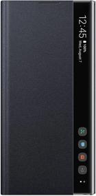 img 4 attached to 📱 Black S-View Flip Cover Case for Samsung Galaxy Note10+ (US Version) with Warranty