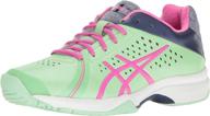 👟 asics women's gel court tennis cotton athletic shoes for women logo