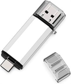 img 3 attached to Флеш-накопитель VICFUN USB C на 128 ГБ - USB 3.0 и USB C OTG 2 в 1 для смартфонов и компьютеров с USB-C