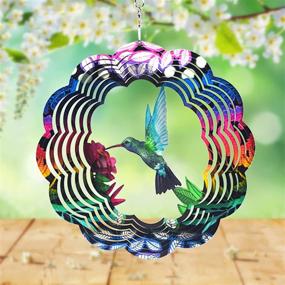 img 4 attached to Exquisite UOUDIO Stainless Decoration Ornaments: Graceful Hummingbird Design