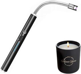 img 4 attached to 🔥 USB Rechargeable Electric Candle Lighter with Long Flexible Design and Windproof Feature – Ideal for Candles, Grilling, Camping, Kitchen, and Stove