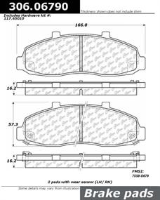 img 1 attached to StopTech 306 06790 Brake Pad
