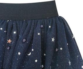 img 2 attached to Shop Now for Girls' White Sparkling Dance Skirt in Skirts & Skorts!