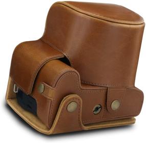 img 3 attached to MegaGear Ever Ready Leather Camera Case Compatible With Leica V-Lux 5