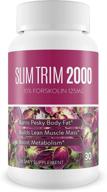💪 powerful slim trim weight loss supplement with forskolin - melts belly fat & supercharges metabolism - 30 capsules logo
