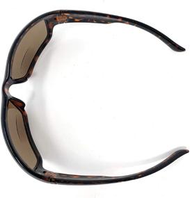 img 1 attached to Bifocal Wrap Around Reading Sunglasses Tortoise