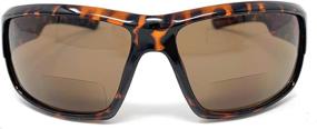 img 4 attached to Bifocal Wrap Around Reading Sunglasses Tortoise