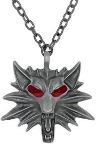 img 2 attached to 🐺 Exquisite Vintage Wolf Head Pendant: Unleash Your Inner Wild Hunt with this Wizard Medallion Necklace