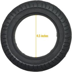 img 1 attached to 🛴 High-Performance 200x50 (8x2 inch) Solid Tire by AlveyTech - Perfect for Swagman Scooters and Compatible with Various Models